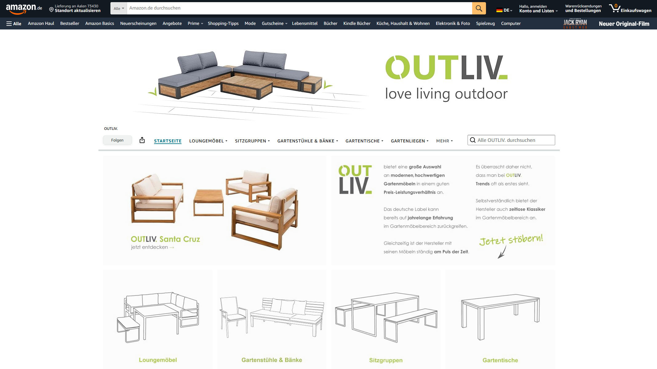 OUTLIV. Amazon Brand Store